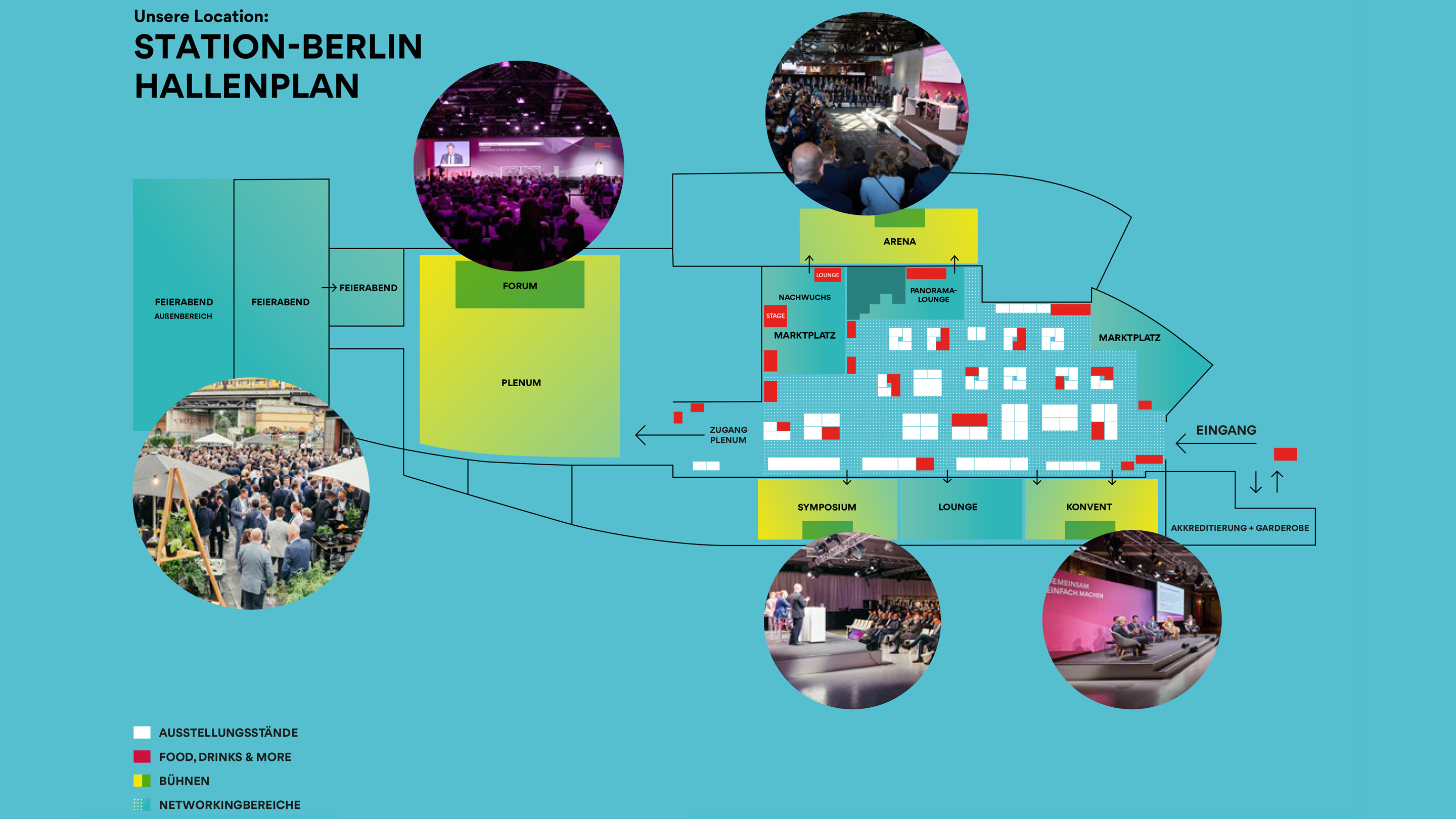 Hallenplan des BDEW Kongress 2025