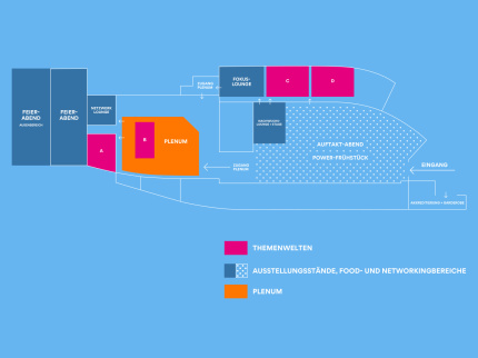 Hallenplan der Gesamtfläche vom BDEW Kongress 2026