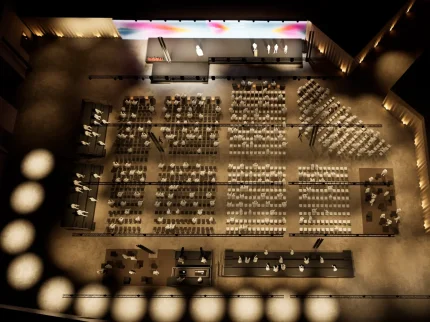 Visualisierung der Plenumsbühne auf dem BDEW Kongress