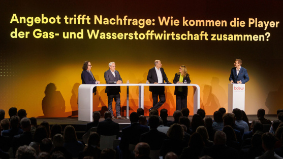 Podiumsdiskussion im Plenum des BDEW Kongress 2025